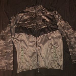 Green, Camo Lightweight Jacket